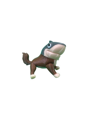 Іграшка Legeni Peshkaqeni - собака-акула з серії Italian Brainrot, коричнева 11 см (IBR10002) DrukHouse3D (352166148)