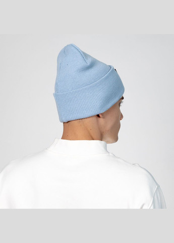 Шапка бини мужская хлопок голубая ТЕОНА 573-543 LuckyLOOK 573-543М (322791143)