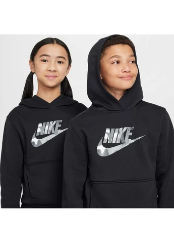 Спортивный костюм подростковый черно-серый камуфляж FZ5489-010__FZ5491-084 Nike SPORTSWEAR CLUB FLEECE (399957406)