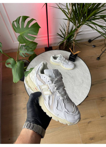 Білі Осінні кросівки чоловічі і жіночі new balance 1906d white beige | нью беланс 1906d білі бежеві No Brand