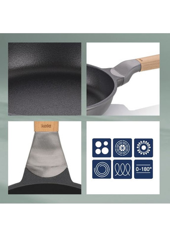 Сковорода Вок Vitana 30 см Grey (10087) Kela (333932615)