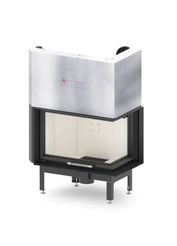 Камінна топка ALBERO AL14RG.H-DBI Cкло декор+додаткове внутрішнє скло цільногнуте Hitze (370385479)