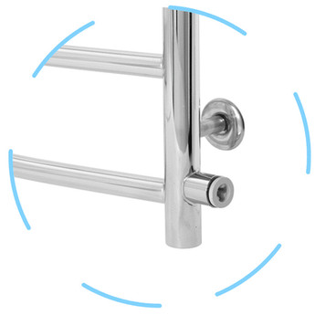 Водяное полотенцесушитель Классик П6 400 х 600 б/п 1/2" мц 500 Laris (336938006)