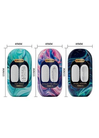 Набор мастурбаторов Venus-X Egg Set, 15 шт. - CherryLove Pretty Love (329153112)