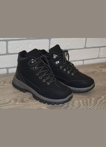 Чоловічі зимові черевики чорні Hongquan (282620168)