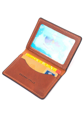 Відмінна обкладинка на автодокументи у вінтажній шкірі Слава ЗСУ GRANDE PELLE світло-коричнева (sku_16705) No Brand (327819941)