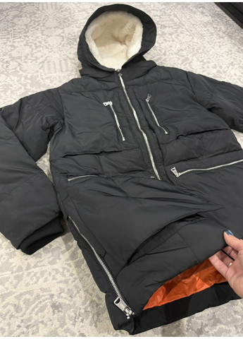 Черный демисезонный Пуховик Tommy Hilfiger