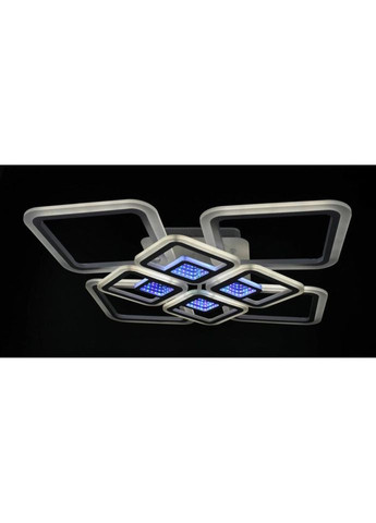 Люстра світлодіодна стельова LED світильник для квартири на стелю ледве з пультом 26031 Білий 11х59х59 см. Sunnysky (324396042)