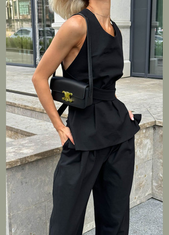 Стильный топ из льна на завязках Jadone Fashion (297669744)