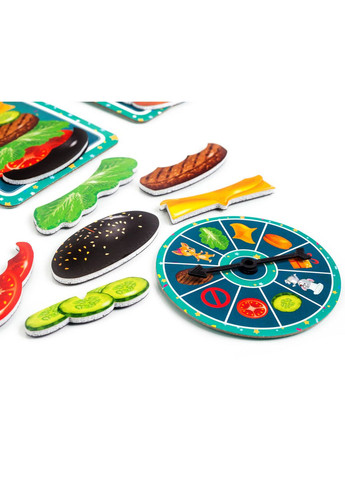 Игра настольная магнитная Крошка шеф Бургер (VT2310-06) Vladi toys (364113196)