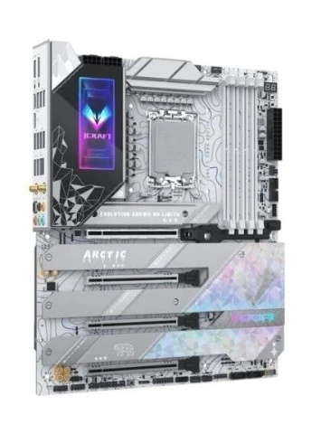 Материнская плата LGA1851, iCraft Z890 ARCTIC, Z890, 4xDDR5, Int.Video(CPU), 4xSATA3, 1xPCI-E 16x 5.0, 1x PCI-E 8x 5.0, 2xPCI-E Maxsun (395354507)