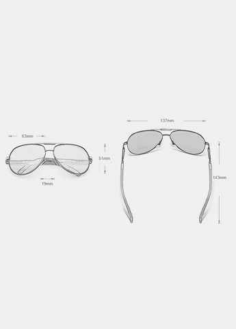 Чоловічі поляризаційні сонцезахисні окуляри N7252 Red Gray KINGSEVEN (303401526)