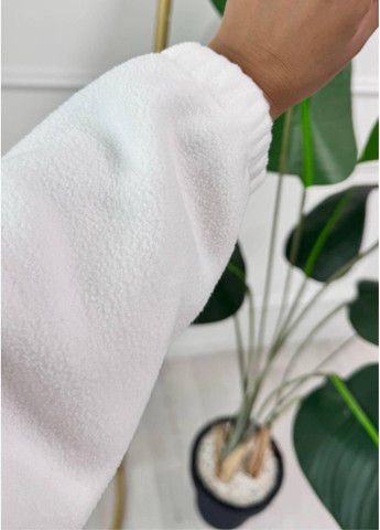 Женский теплый флисовый спортивный костюм оверсайз - толстовка на молнии и брюки. No Brand (365858529)