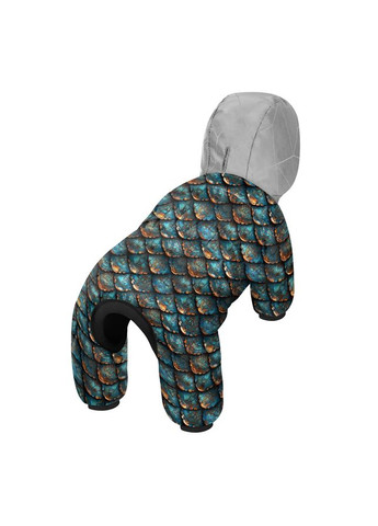 Комбинезон для собак Clothes рисунок "Чешуя", XS25, В 36-38 см, С 24-26 см WAUDOG (361432782)