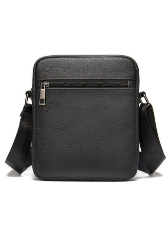 Сумка вертикальная кожаная 14994 Черная Vintage (331908063)