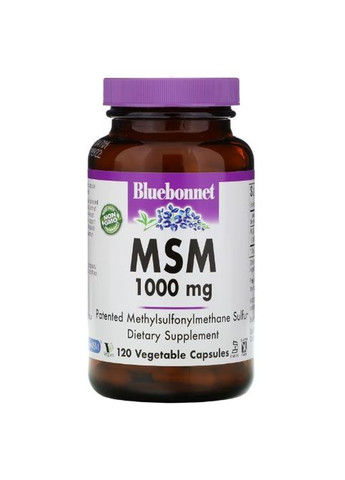 MSM 1000 mg 120 Veg Caps Bluebonnet Nutrition (294058488)