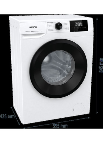 Пральна машина автоматична W3NGPI72SBS/UA (7087421) Gorenje (360398274)