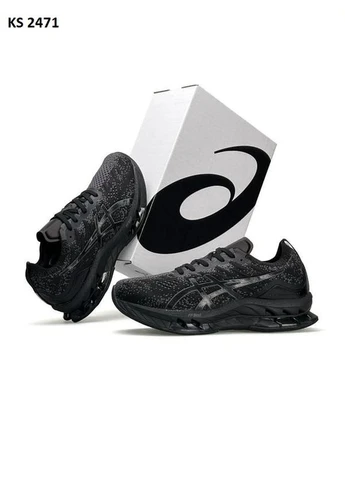 Чорні кросівки чоловічі asics gel-kinsei black асікс гель чорні демісезон No Brand
