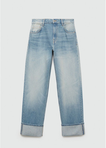 Прямі джинси з підгорнутим низом Mango - (366454019)