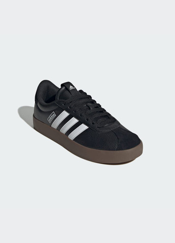 Кроссовки VL Court 3.0 Low Skateboarding adidas чёрные всесезоны (317367534)