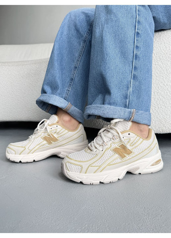 Белые демисезонные кроссовки мужские new balance 740 white / yellow нью беланс 740 No Brand