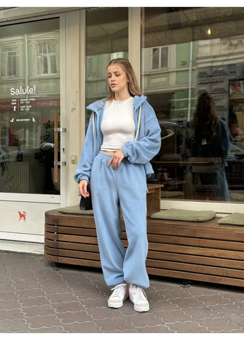 Комфортный повседневный костюм из мягкого флиса No Brand (369135815)