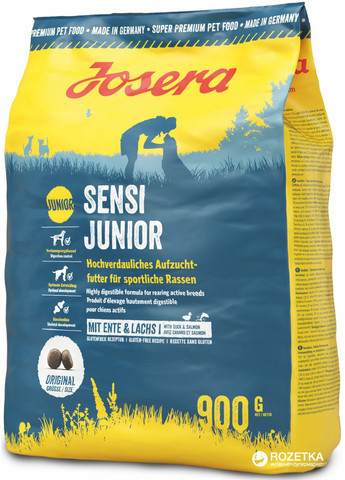Сухой корм для щенков SensiJunior беззерновой с мясом птицы 900 г (4032254745259) Josera (279569559)