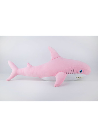 М'яка іграшка акула рожева 52см для дітей від 3 років плюшева безпечна іграшка ProDobro (366030667)
