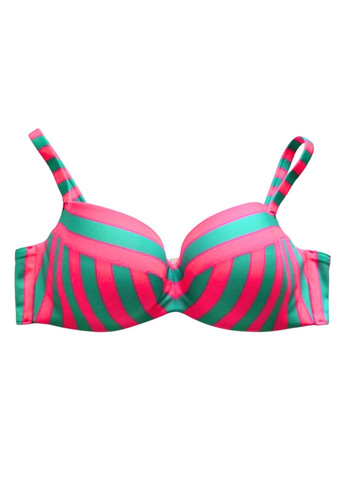 Розовый раздельный купальник розовый в полоску angela bsg - 014 Toccata