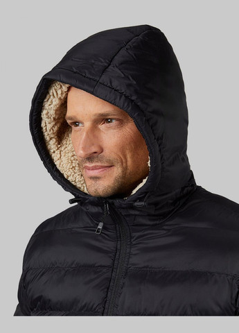 Черная зимняя куртка 32 Degrees зимова з хутром M6175 black