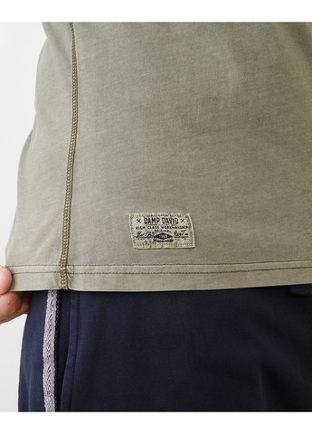 Оливковая (хаки) футболка-футболка мужская для мужчин Camp David