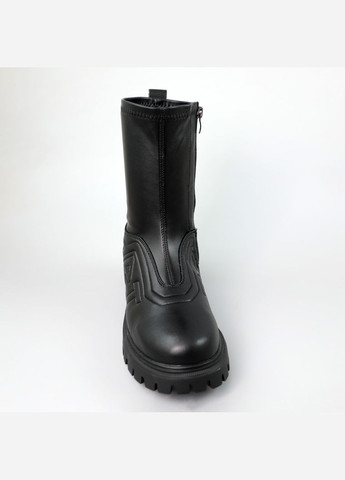 Зимние ботинки женские кожаные мех AESD