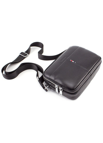 Чорна чоловіча барсетка з телячої шкіри 7711-1A black Marco Coverna (303830067)