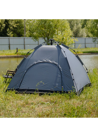 Намет кемпінговий 2 на 2 метри автоматичний для риболовлі походу туристичний LU-019G Сірий LUGI (370439204)