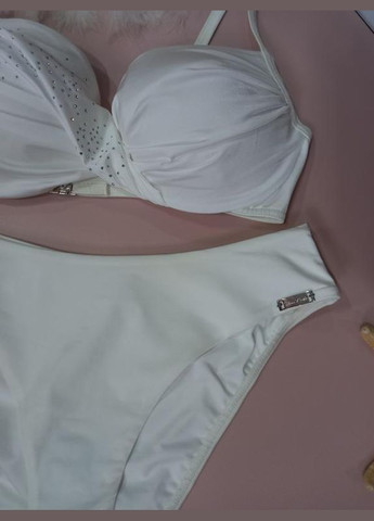 Белый летний модный раздельный купальник цвета айвори maria bartos 102-742 мария бартос 38д Rebecca