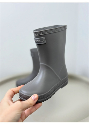 Серые резиновые сапоги 24 размер серые 1660 No Brand