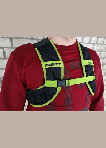 Жилет-обтяжувач JetPack 5 кг з металевими кульками EasyFit (322062678)