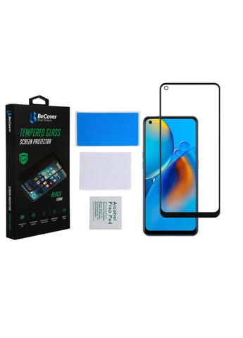 Защитное стекло для Oppo A74 4G Black (706656) BeCover (336957836)
