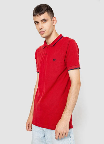 Бордова поло чоловіче котонове Ager 247R301