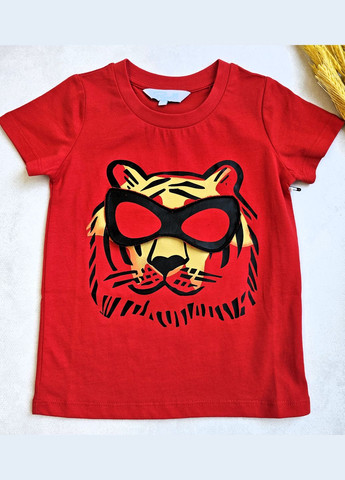 Червона літня дитяча футболка Lupilu Футболка