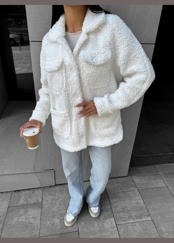 Тепла сорочка з обʼємного баранчика No Brand (315476045)