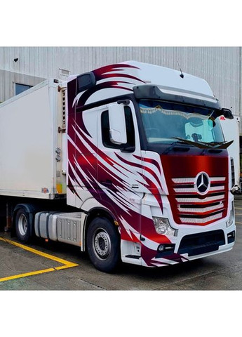 Смуги на кабіну авто 3D TUNING STUDIO Mercedes 15000х1200х0.14мм No Brand (362498410)