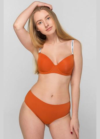 Помаранчевий безшовний безшовний бюстгальтер пуш-ап Brabrabra з кісточками