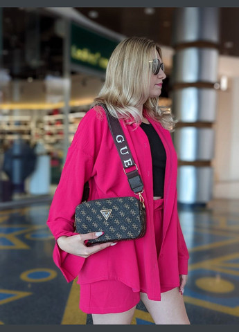 Женская сумочка Гесс кросс-боди (шоколадный цвет) No Brand (318872739)