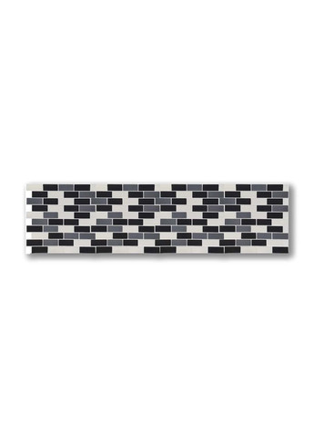Самоклеющаяся полиуретановая плитка черный серый молочный кирпич 305х305х1мм (D) SW-00001329 Sticker Wall (278314524)