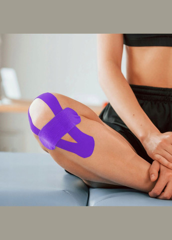 Лента кинезиологическая (кинезио тейп) 5 см x 5 м 4FJ0626 Violet 4FIZJO (322068480)
