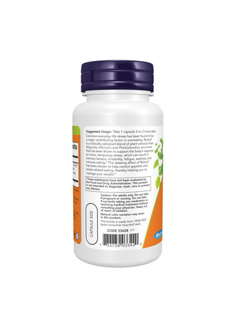 Relora 300mg - 120 vcaps Now Foods (369398046)