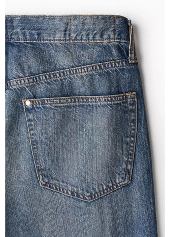Чоловічі легкі джинси Straight Loose (58576) W30 L32 Темно-сині H&M (364358557)