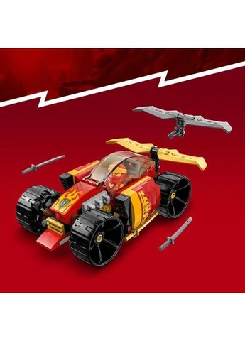 Конструктор NINJAGO Гоночний автомобіль ніндзя Кая ЕВО 94 деталі з 6 років 71780 Lego (399256838)
