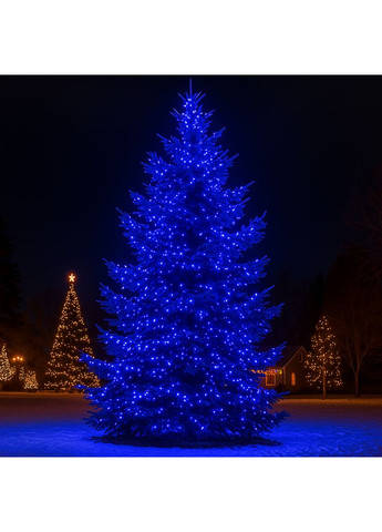 Гирлянда Рождественская фея уличная 50 м 500 LED белый провод Синий CF500L50MWBL (A-040665) Garlando (366239171)